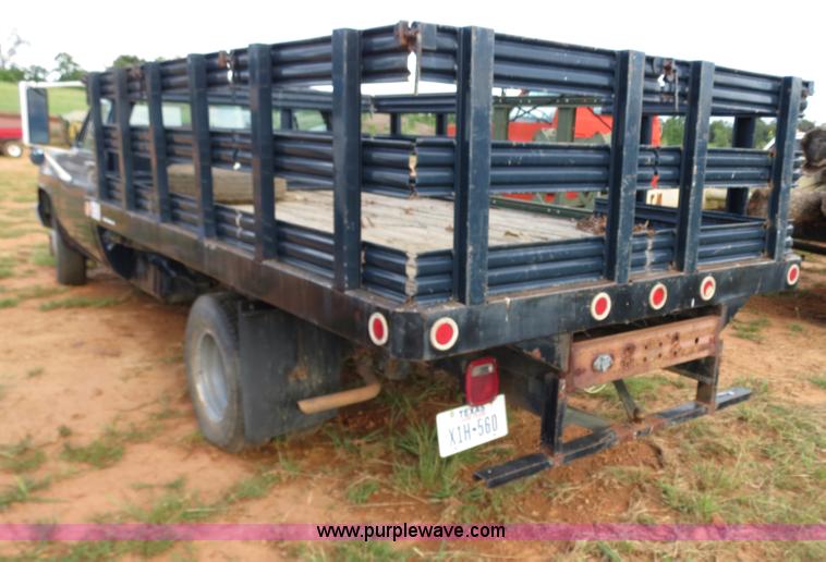image for item B2438 1988 Chevrolet C3500 stake truck