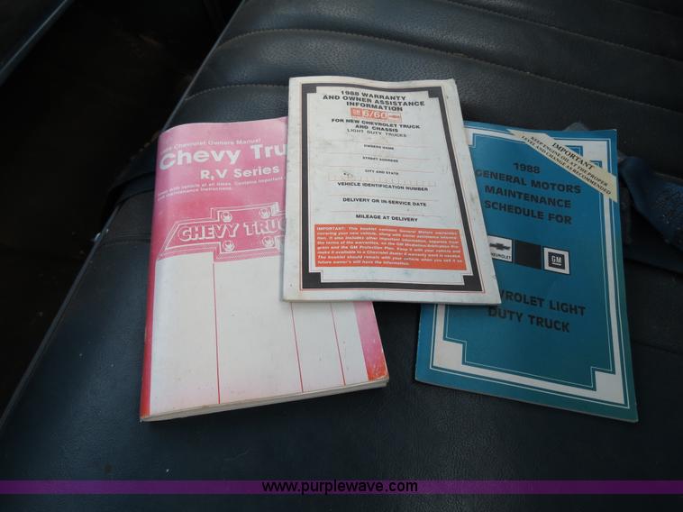 image for item B2438 1988 Chevrolet C3500 stake truck