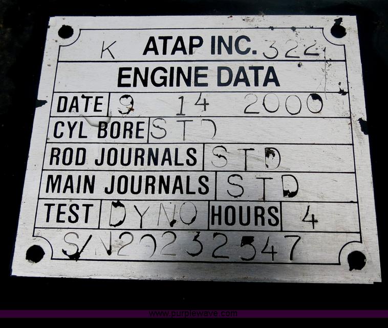 image for item C9719 Re-manufactured Cummins V6 diesel engine