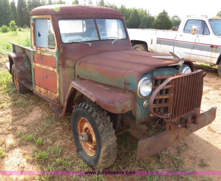 image for item C9734 1962 Willys Jeep pickup truck