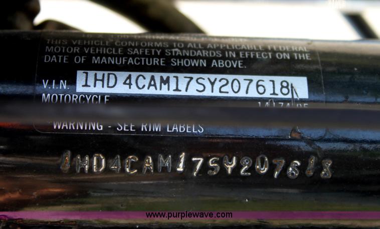 image for item D5279 1995 Harley-Davidson Sportster motorcycle