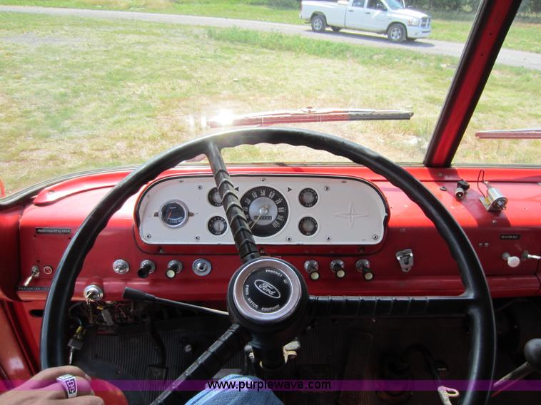 image for item D5577 1964 Ford 750 firetruck