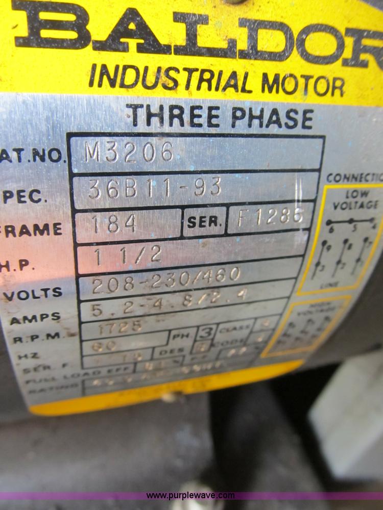 image for item K9319 2011 Johnson Controls air compressor unit