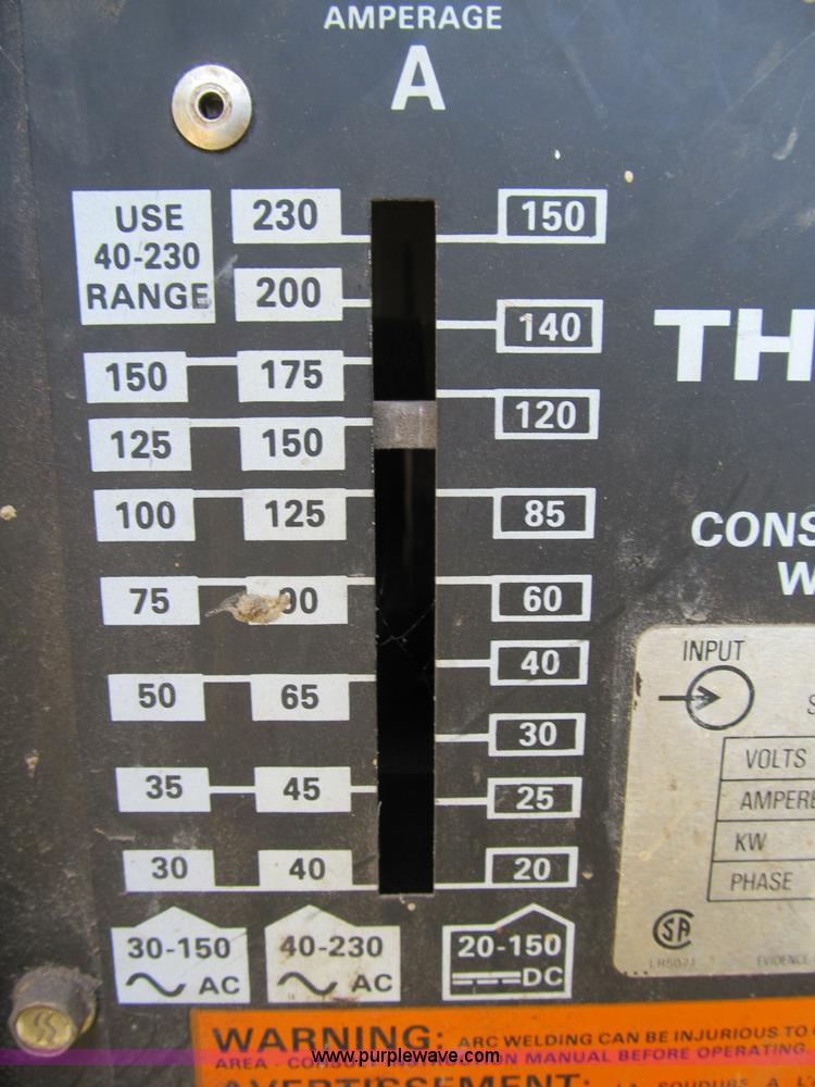 image for item K9322 Miller Thunderbolt AC/DC arc welder