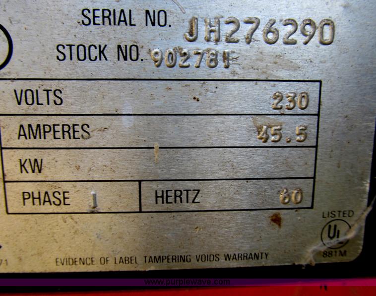 image for item K9322 Miller Thunderbolt AC/DC arc welder