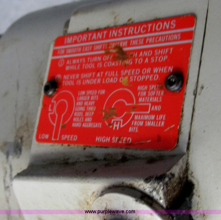 image for item K9325 Milwaukee 4096 heavy duty Dymodrill with stand