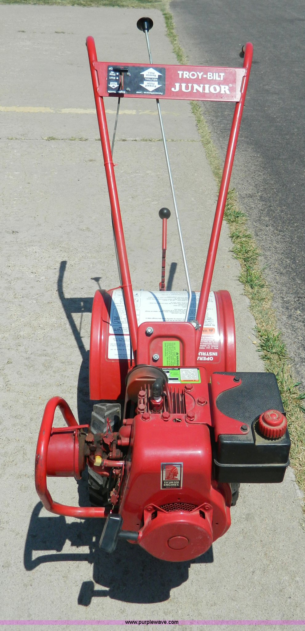 Troy-Bilt junior tiller in Wakeeney, KS | Item T9344 sold | Purple Wave