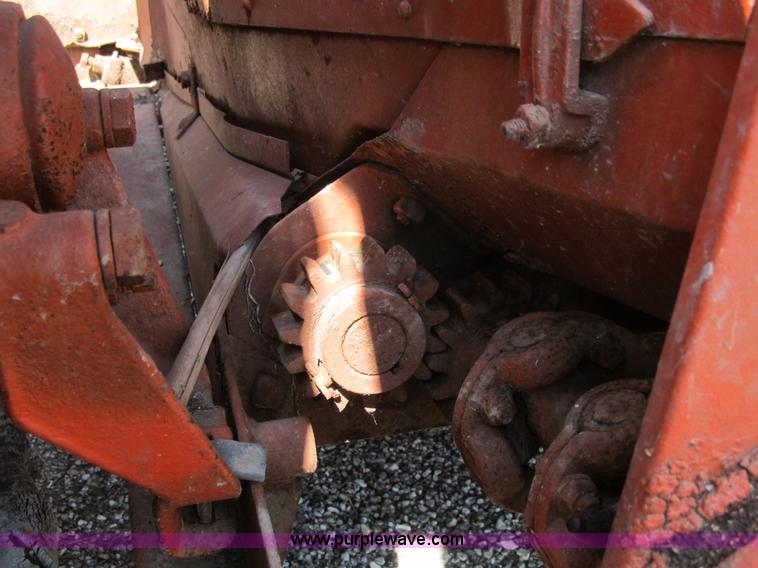 image for item B2765 1950 Allis-Chalmers WD tractor with mounted corn picker