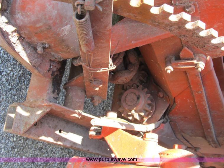 image for item B2765 1950 Allis-Chalmers WD tractor with mounted corn picker