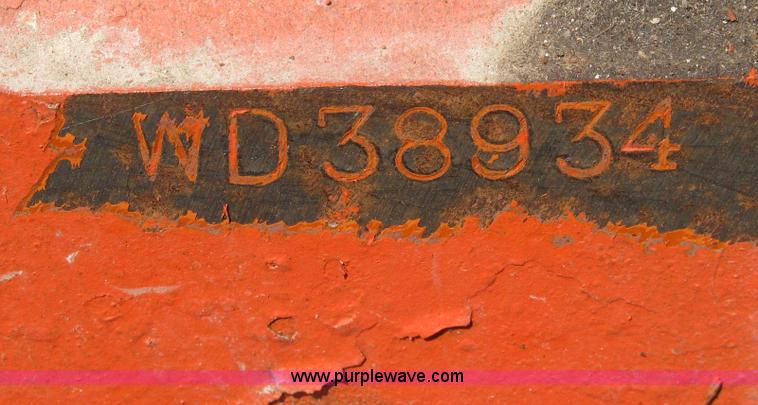 image for item B2765 1950 Allis-Chalmers WD tractor with mounted corn picker