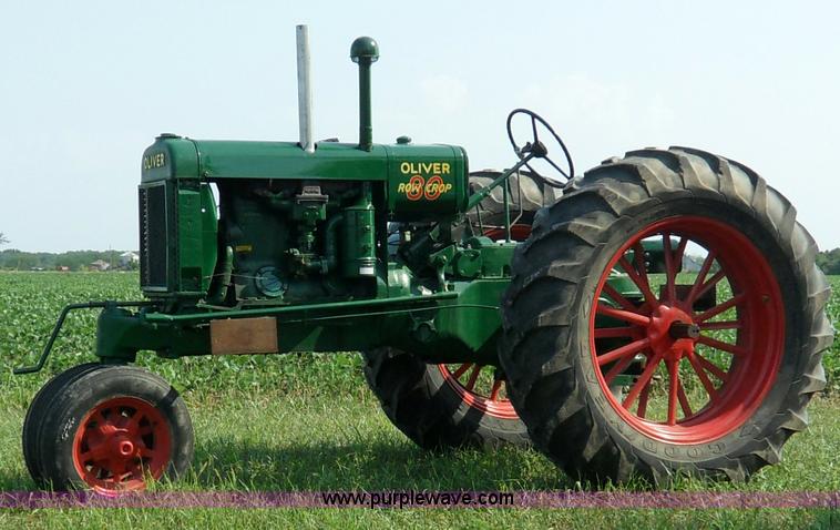 image for item B2772 1940 Oliver Model 80 row crop tractor