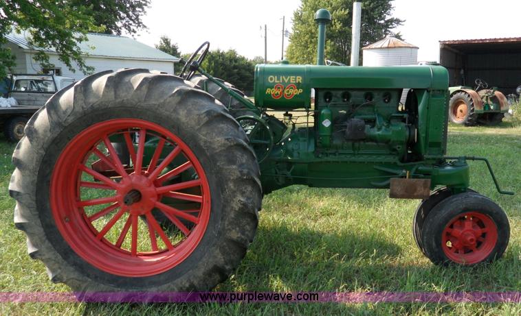 image for item B2772 1940 Oliver Model 80 row crop tractor