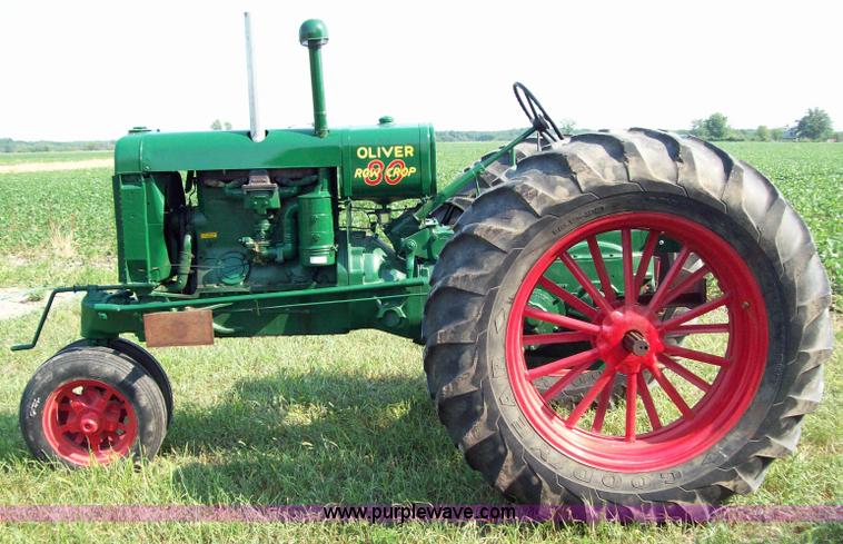 image for item B2772 1940 Oliver Model 80 row crop tractor