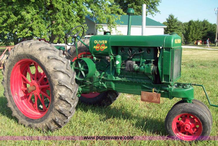 image for item B2772 1940 Oliver Model 80 row crop tractor