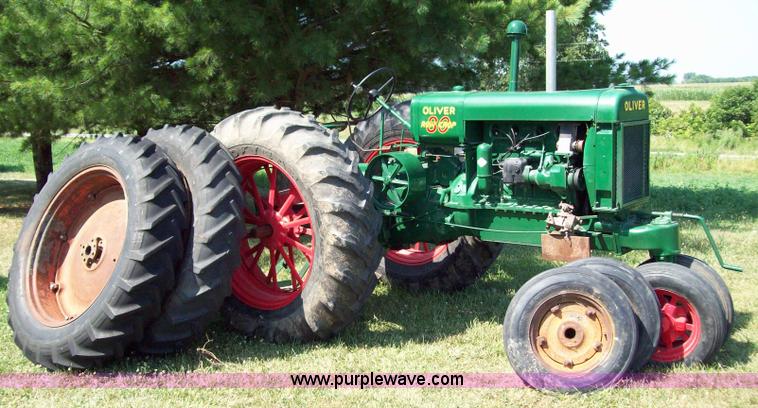 image for item B2772 1940 Oliver Model 80 row crop tractor