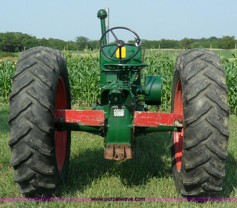 image for item B2772 1940 Oliver Model 80 row crop tractor