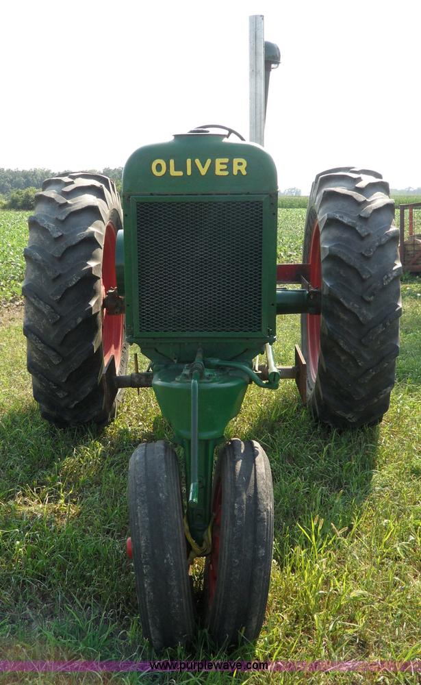 image for item B2772 1940 Oliver Model 80 row crop tractor