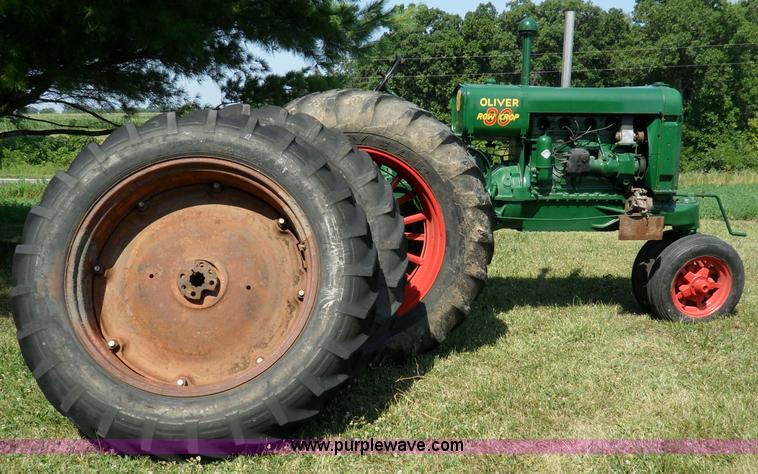 image for item B2772 1940 Oliver Model 80 row crop tractor