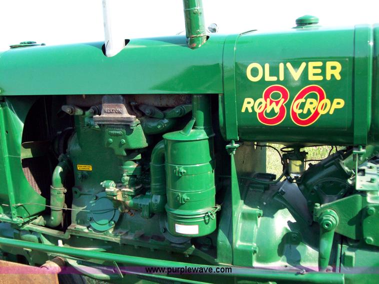 image for item B2772 1940 Oliver Model 80 row crop tractor