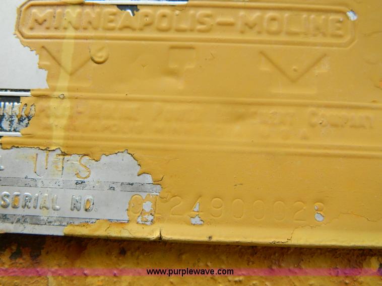 image for item B3729 Minneapolis Moline UTS tractor