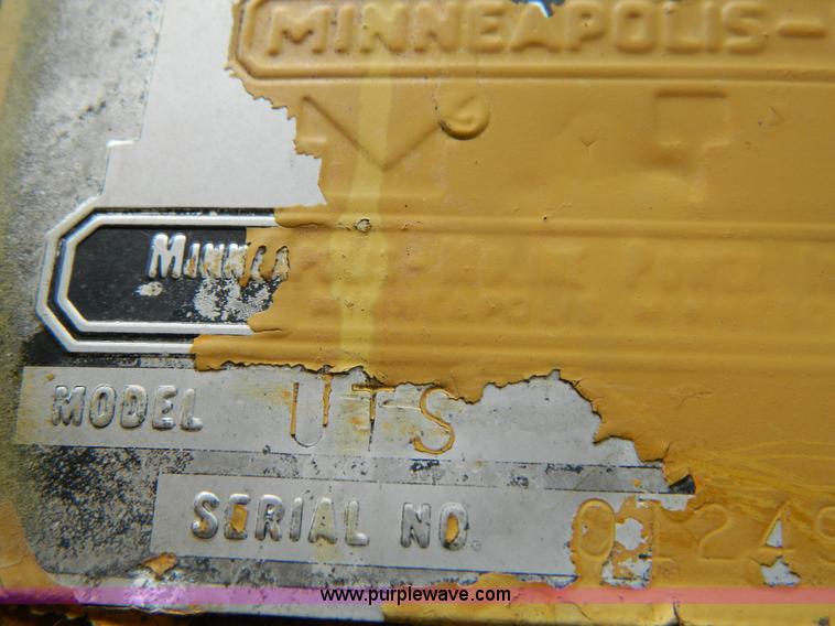 image for item B3729 Minneapolis Moline UTS tractor