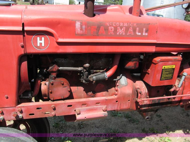 image for item C2429 1951 Mccormick Farmall H tractor