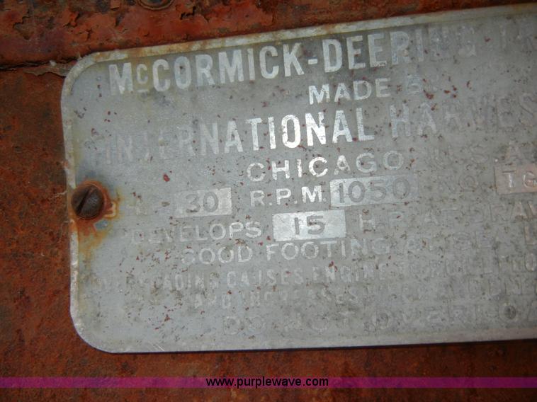 image for item D4259 McCormick-Deering 1530 tractor