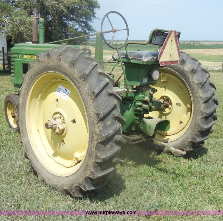 image for item D4363 1950 John Deere B tractor