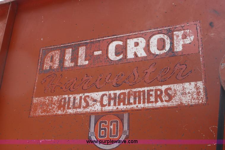 image for item D5431 1948 Allis-Chalmers 60 All-Crop harvester combine