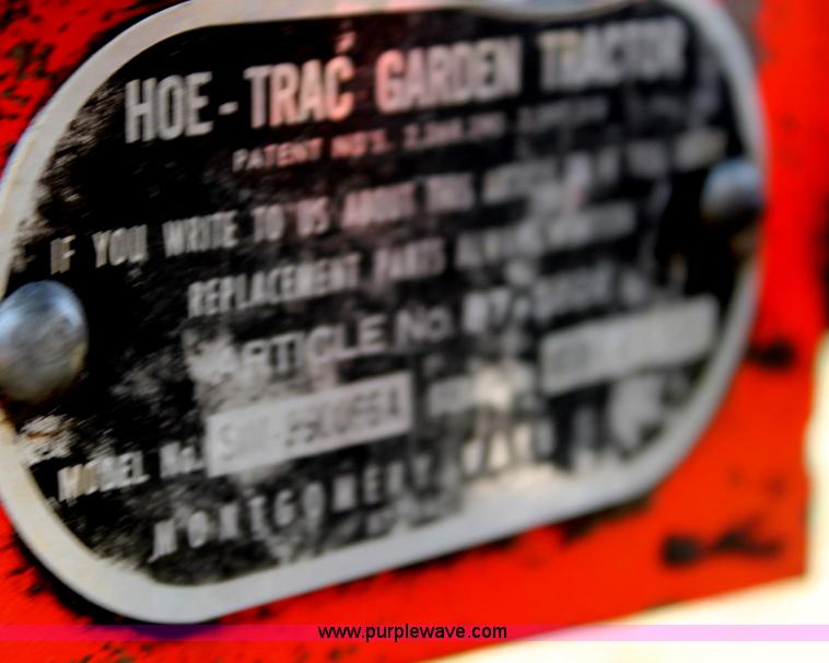 image for item L9928 Montgomery Ward 65X-5993 Hoe-Trac garden tractor