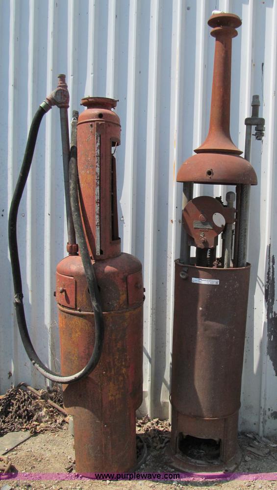 image for item L9931 (2) antique fuel pumps