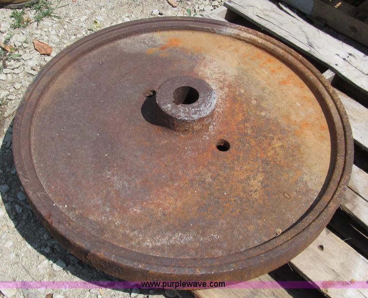 image for item L9932 Rumely oil pull flywheel
