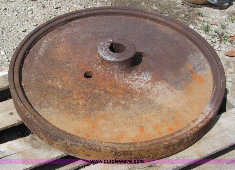 image for item L9932 Rumely oil pull flywheel