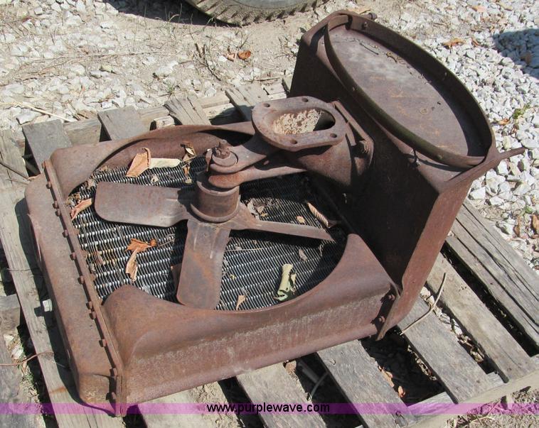 image for item L9935 Fordson tractor complete radiator assembly