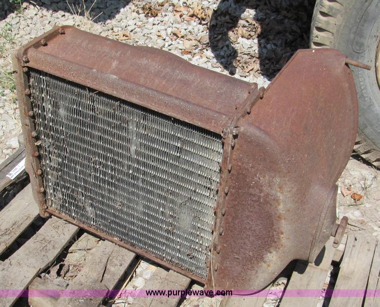 image for item L9935 Fordson tractor complete radiator assembly