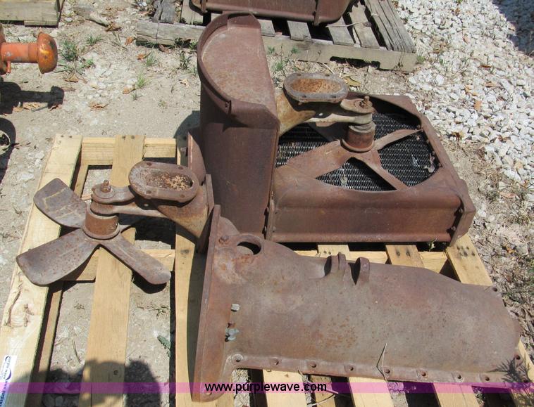 image for item L9936 Fordson tractor complete radiator assembly