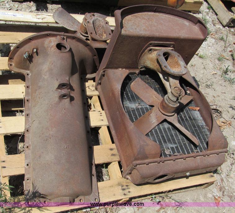 image for item L9936 Fordson tractor complete radiator assembly