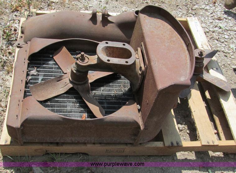 image for item L9936 Fordson tractor complete radiator assembly