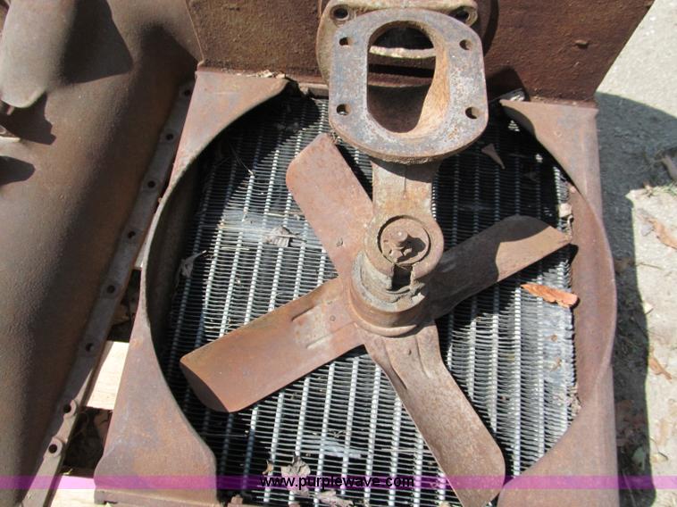 image for item L9936 Fordson tractor complete radiator assembly