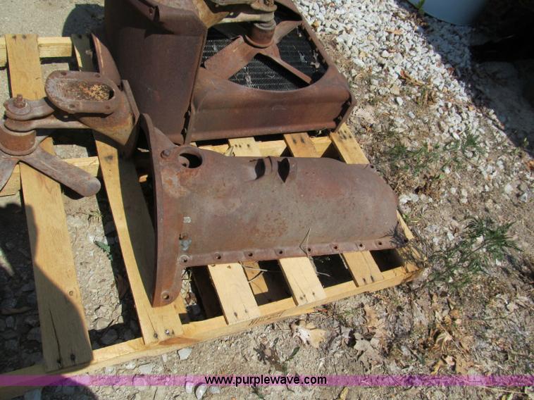 image for item L9936 Fordson tractor complete radiator assembly