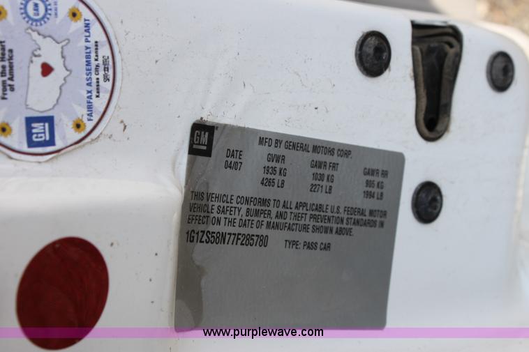 image for item B7321 2007 Chevrolet Mailibu LS