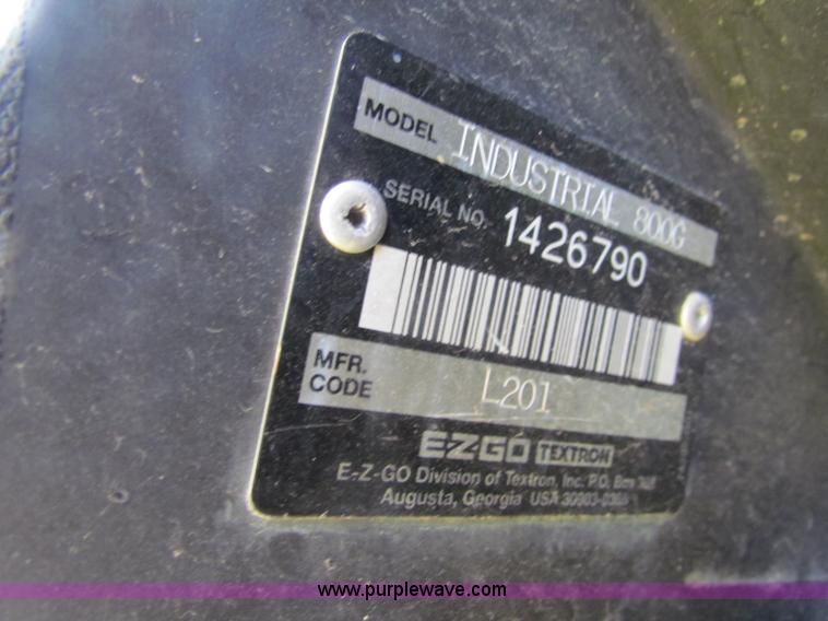 image for item D5309 Ez-go utility cart