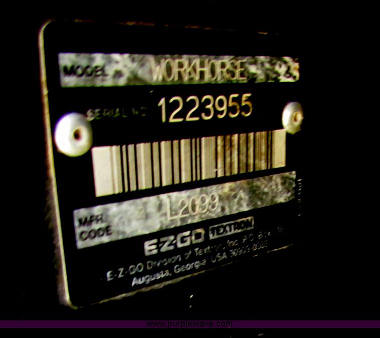 image for item D5310 Ez-go Workhorse utility cart