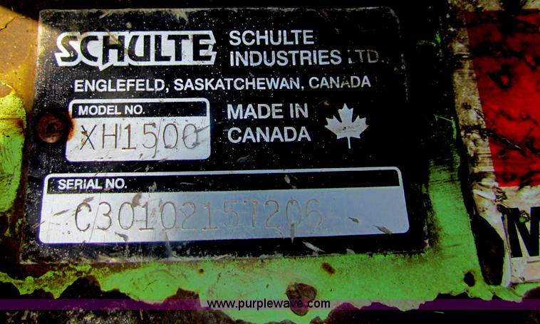 image for item D5316 2002 Shulte XH1500 batwing mower
