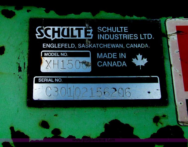 image for item D5317 2002 Shulte HX1500 batwing mower