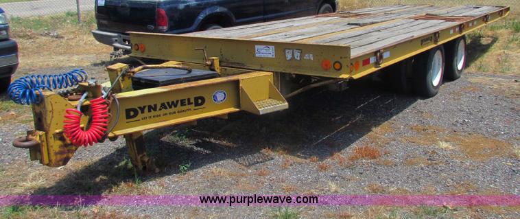 image for item D5321 1997 Dynaweld tandem axle trailer