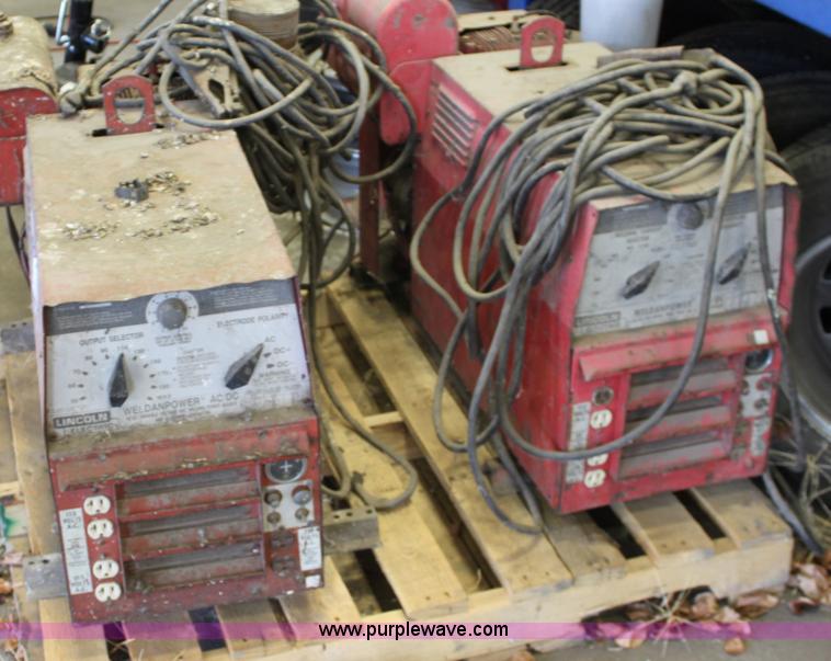 image for item D5385 (2) Lincoln Electric Weldan Power AC/DC welders