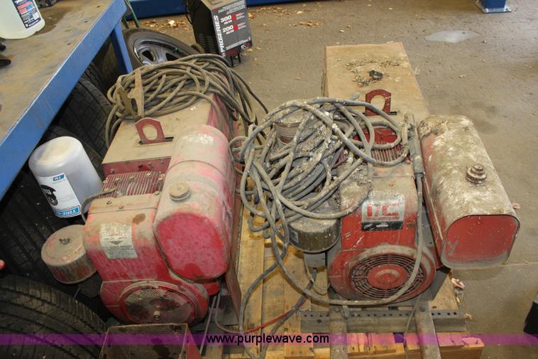image for item D5385 (2) Lincoln Electric Weldan Power AC/DC welders