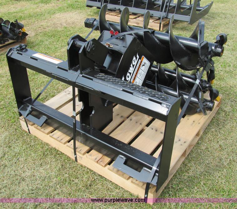 image for item A7526 Lowe 750CH hydraulic auger skid steer attachment