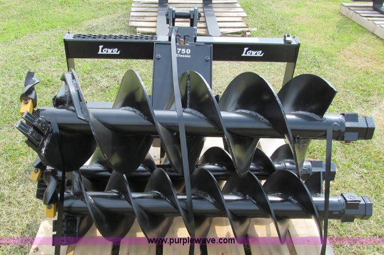 image for item A7526 Lowe 750CH hydraulic auger skid steer attachment